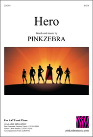 Hero SATB choral sheet music cover Thumbnail